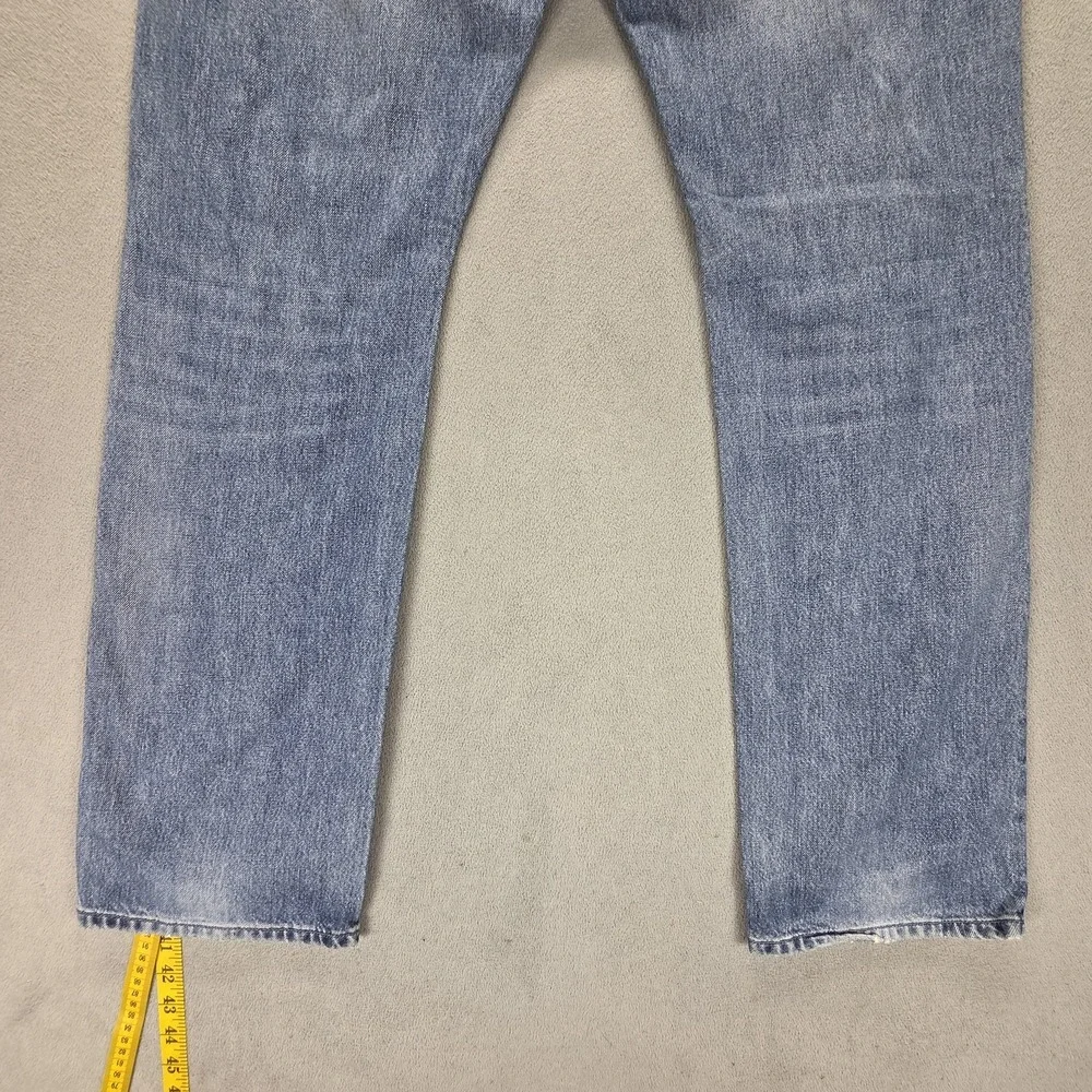 Diesel Jeans Mens 31x30 Blue Larkee Regular Straight Button Fly Italy 0800Z